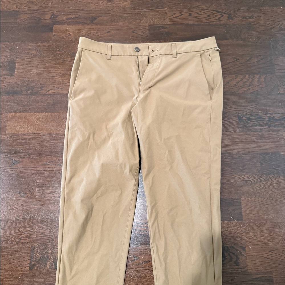 Men's Olive Brown ABC Classic-Fit 5 Pocket Pant 32L - Picture 3 of 4